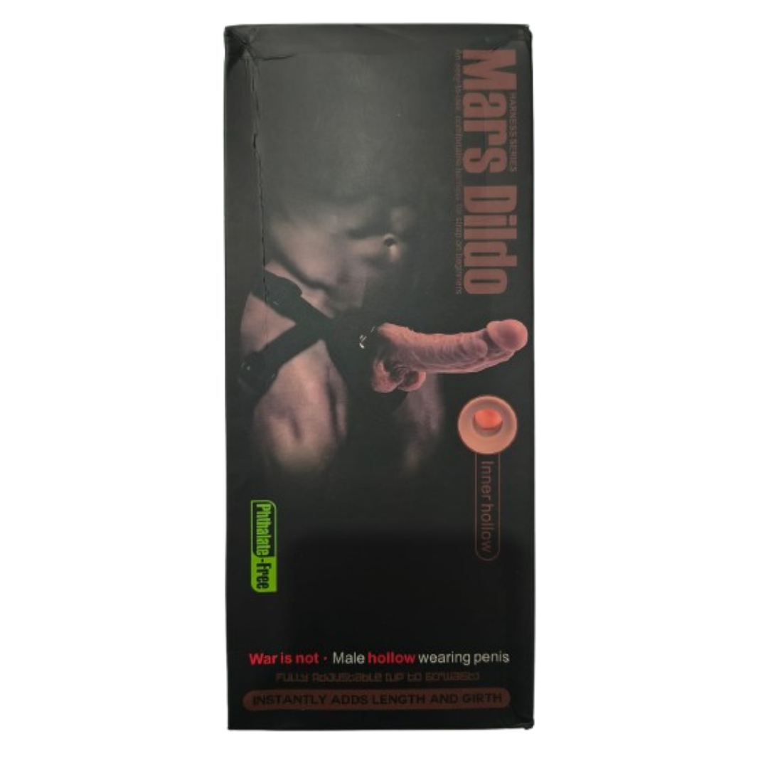 Mars Realistic Hollow Strap Dildo