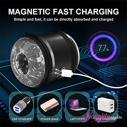 Moksh Vibrating Masturbation Cup for Men with 10 Vibration Modes