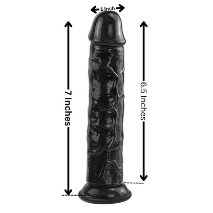 7 Inch Black Dildo