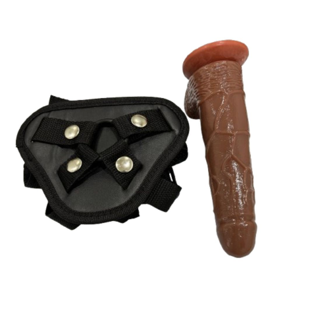 Chocolate Dildo With Strap Belt
