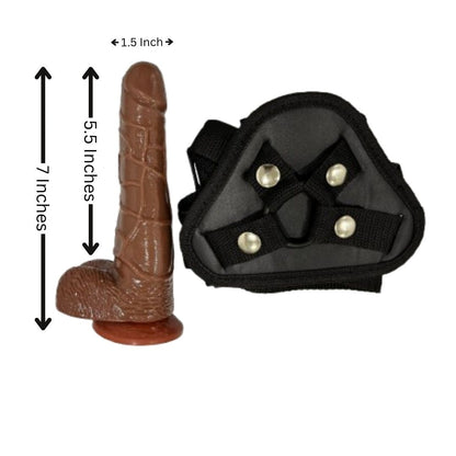 Chocolate Dildo With Strap Belt