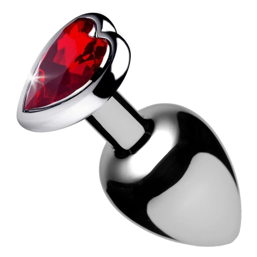 Heart Base Stainless Steel Anal Plug